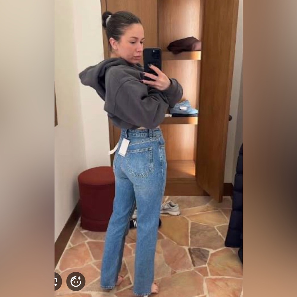 Reformation Peyton Bootcut Denim in Icarian - 30